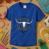 Outlaw Woman Kids T-Shirt thumb 3
