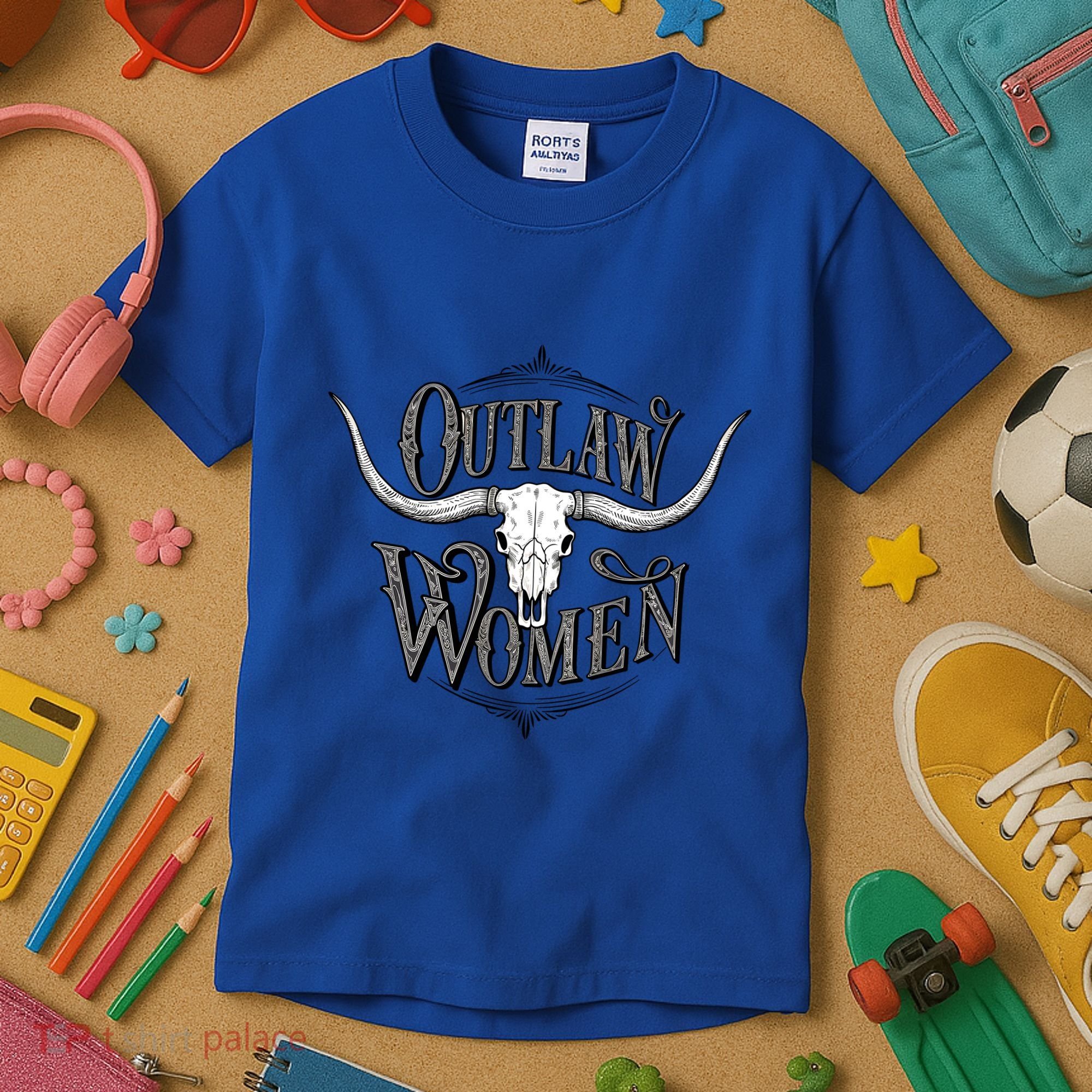 Outlaw Woman Kids T-Shirt