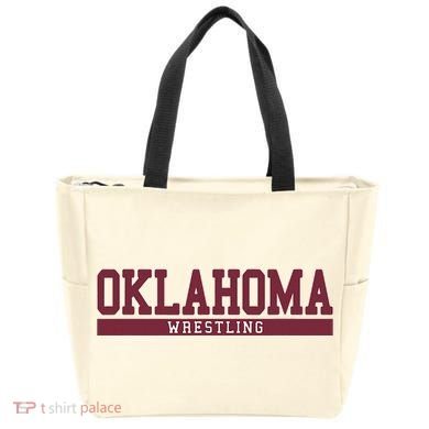 Oklahoma Wrestling Tote Bag