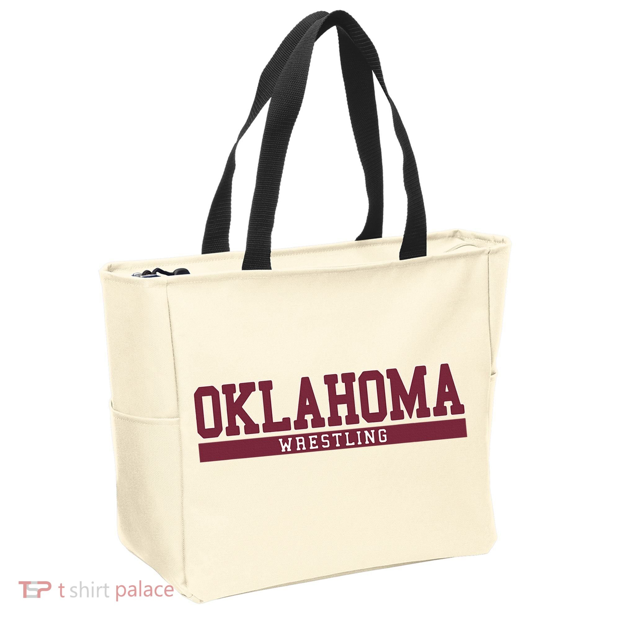 Oklahoma Wrestling Tote Bag