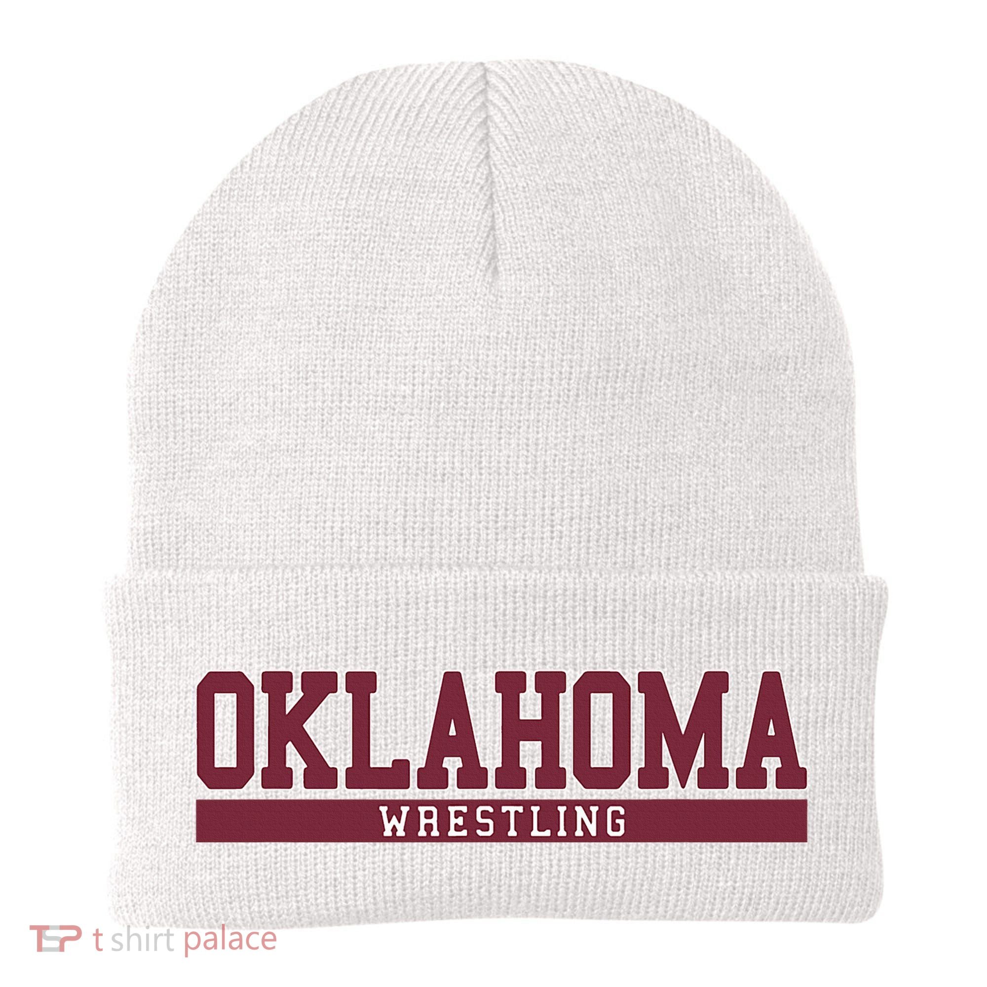 Oklahoma Wrestling Beanie
