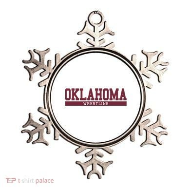 Oklahoma Wrestling Ornament