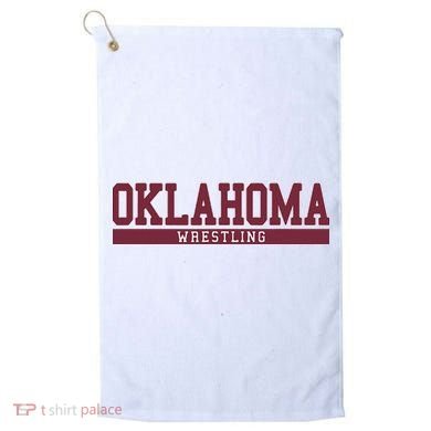 Oklahoma Wrestling Golf Towel