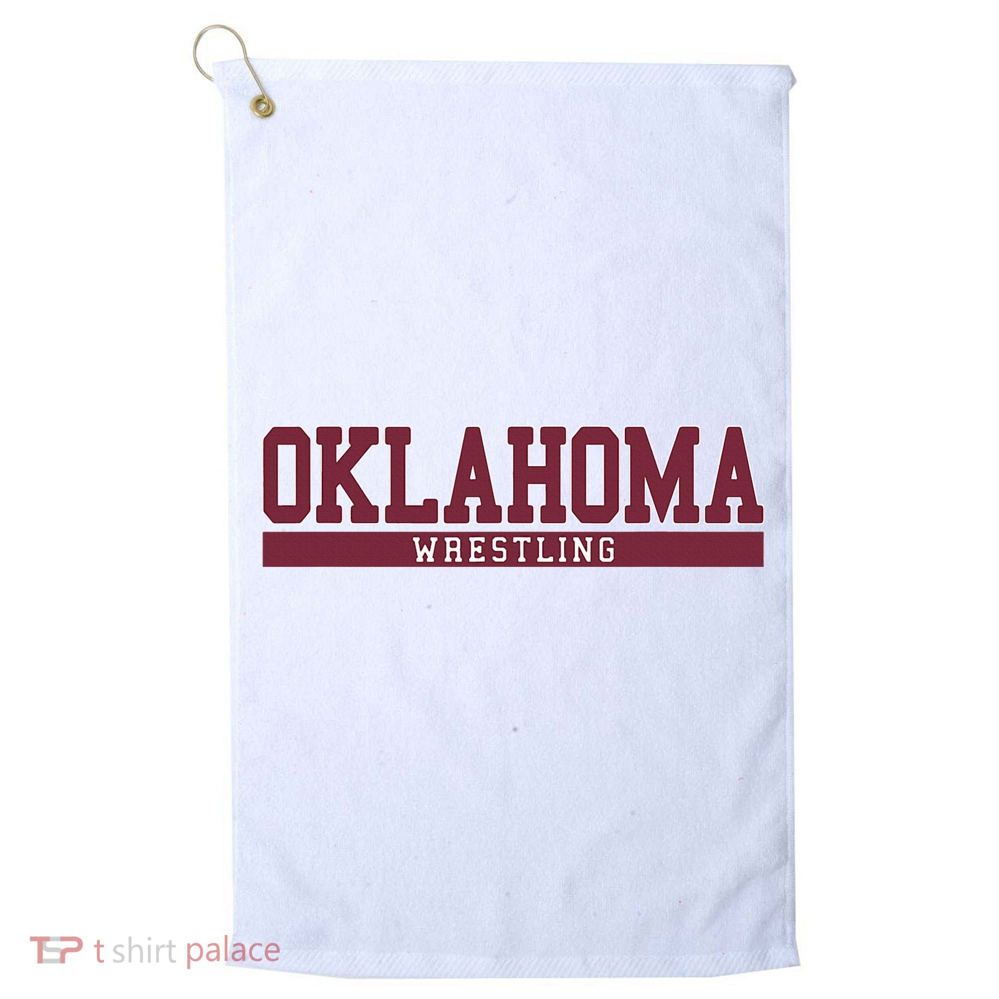 Oklahoma Wrestling Golf Towel