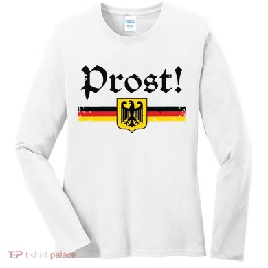 Oktoberfest Women Prost German Beer Festival Women's Long Sleeve Shirt