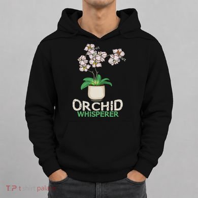 Orchid Whisperer Plant Lover Women Florist Orchid Flower Hoodie