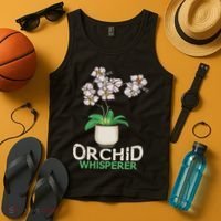 Orchid Whisperer Plant Lover Women Florist Orchid Flower Tank Top thumb 4