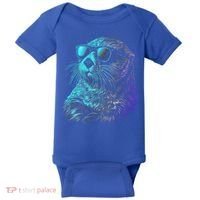 Otter Wearing Sunglasses Funny Cute Animal Sea Otter Lover Funny Gift Baby Bodysuit thumb 0