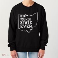 Ohio Worst State Ever Gift Women's Sweatshirt thumb 0