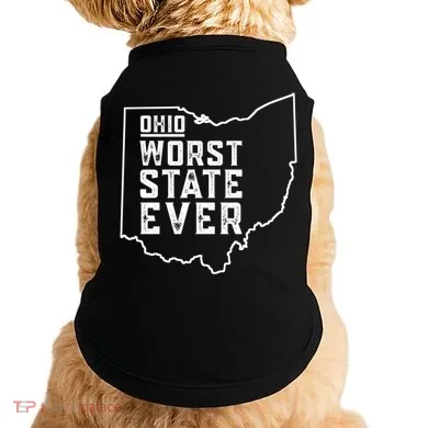 Ohio Worst State Ever Gift Doggie Tank