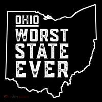 Ohio Worst State Ever Gift USA-Made Doggie Bandana thumb 2
