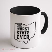 Ohio Worst State Ever Gift Coffee Mug thumb 1
