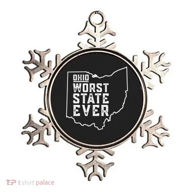 Ohio Worst State Ever Gift Ornament