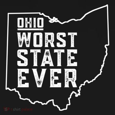 Ohio Worst State Ever Gift PosiCharge Competitor Tank