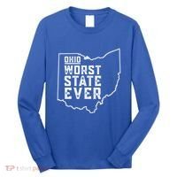 Ohio Worst State Ever Gift Long Sleeve Shirt thumb 0