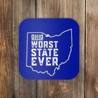 Ohio Worst State Ever Gift Coaster thumb 0