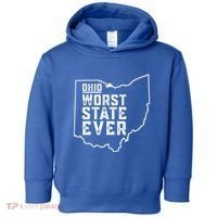 Ohio Worst State Ever Gift Toddler Hoodie thumb 0