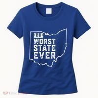 Ohio Worst State Ever Gift Women's T-Shirt thumb 0