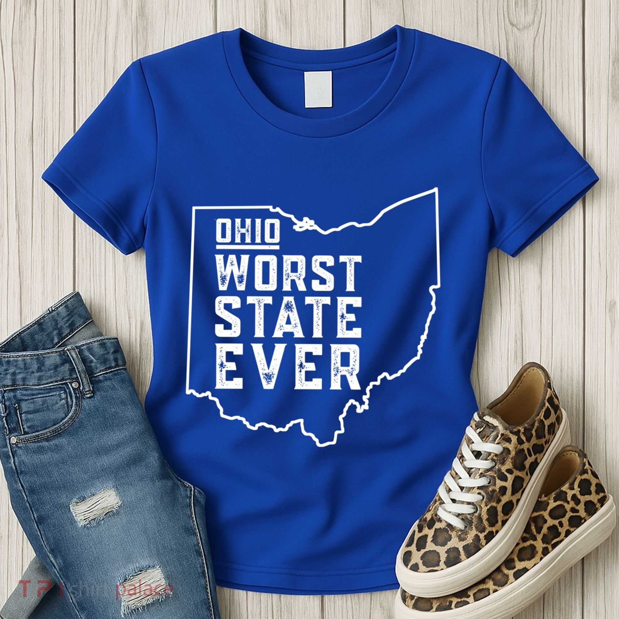 Ohio Worst State Ever Gift Women's T-Shirt