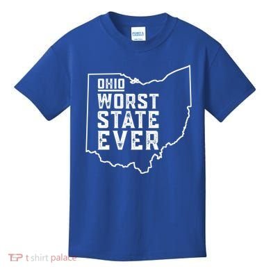 Ohio Worst State Ever Gift Kids T-Shirt