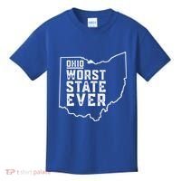 Ohio Worst State Ever Gift Kids T-Shirt thumb 0