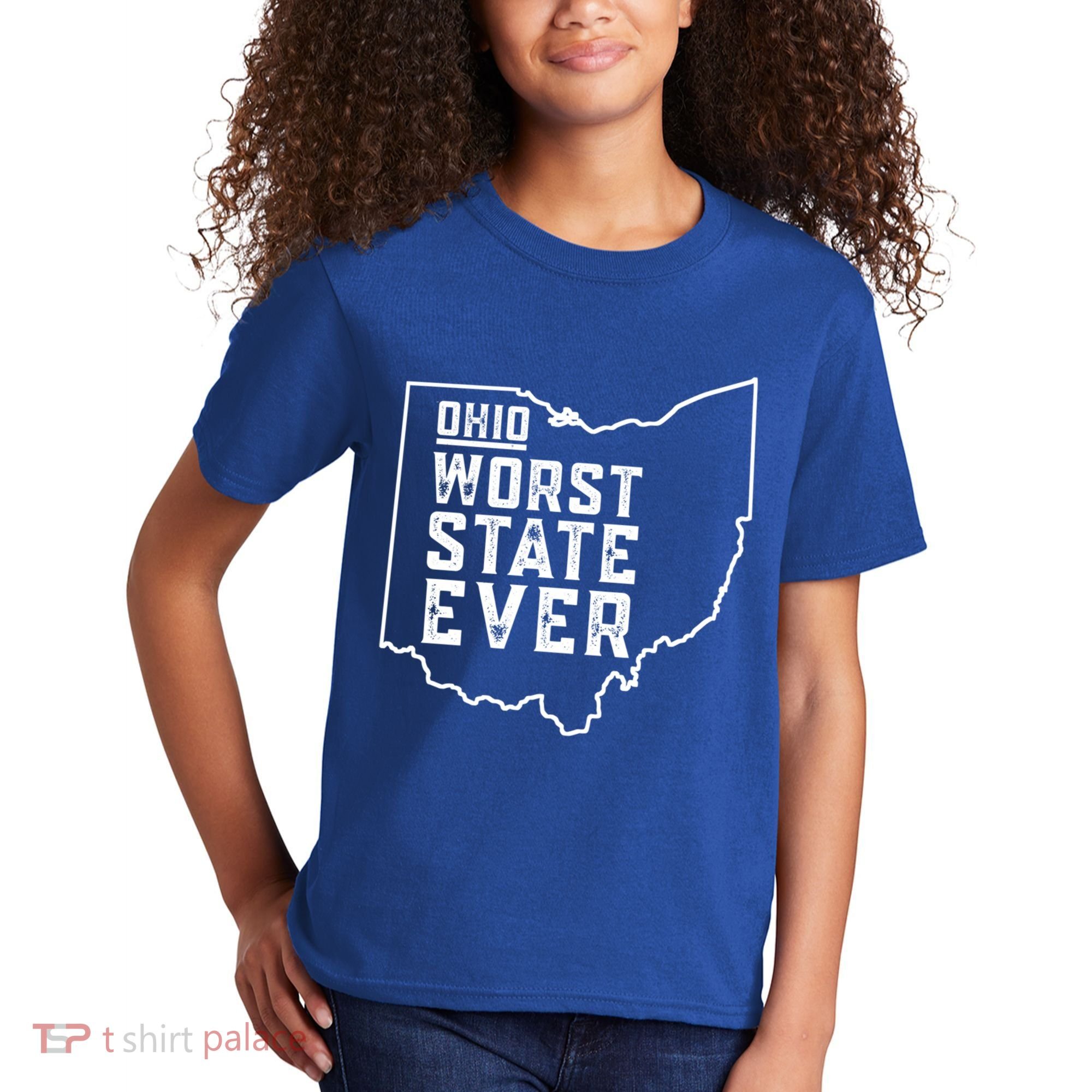 Ohio Worst State Ever Gift Kids T-Shirt