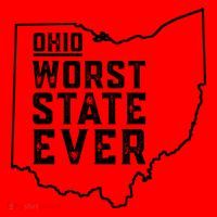 Ohio Worst State Ever Gift Santa Hat thumb 1