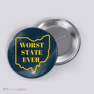 Ohio Worst State Button