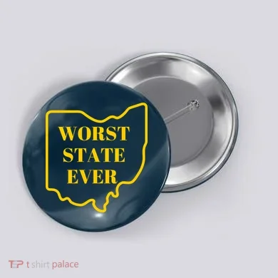 Ohio Worst State Button