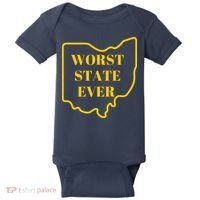 Ohio Worst State Baby Bodysuit thumb 0
