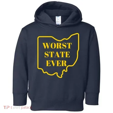 Ohio Worst State Toddler Hoodie