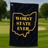 Ohio Worst State Golf Towel thumb 1