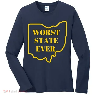 Ohio Worst State Women's Long Sleeve Shirt
