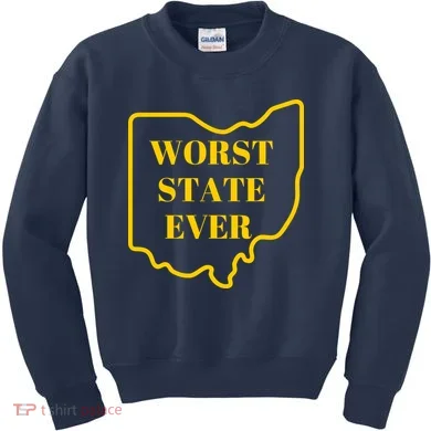 Ohio Worst State Kids Sweatshirt