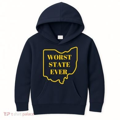 Ohio Worst State Kids Hoodie