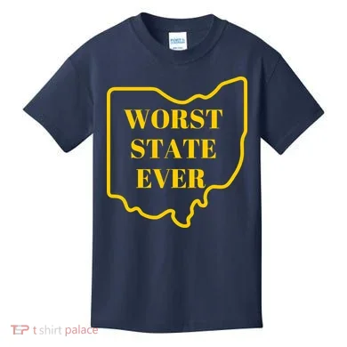 Ohio Worst State Kids T-Shirt