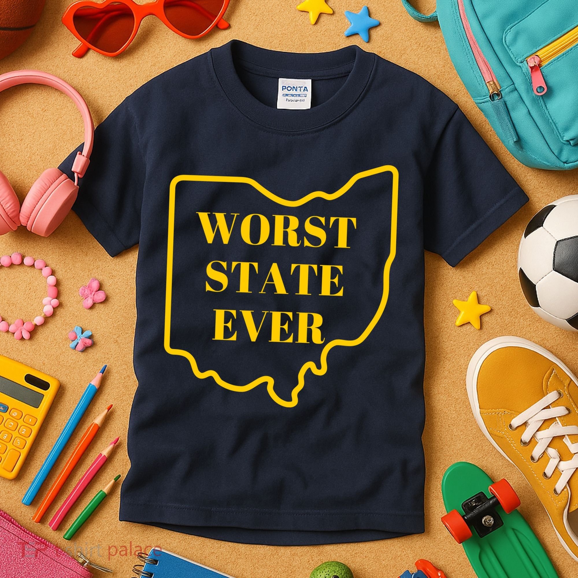 Ohio Worst State Kids T-Shirt