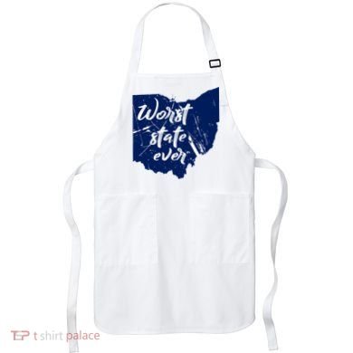 Ohio Worst State Ever Distressed Apron