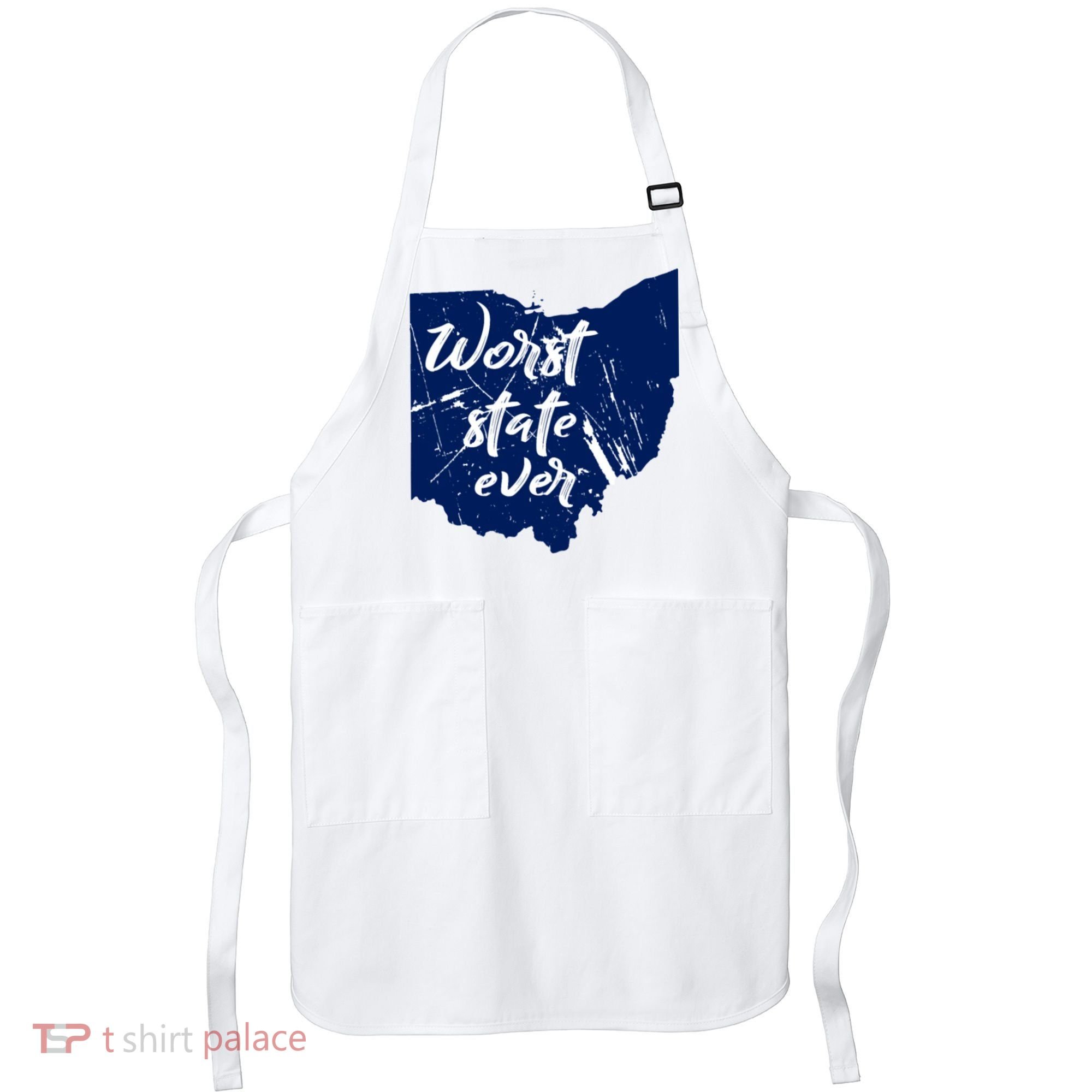 Ohio Worst State Ever Distressed Apron