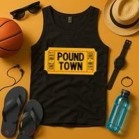 One Way Ticket To Poundtown One Way Ticket To Pound Town Tank Top thumb 4