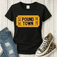 One Way Ticket To Poundtown One Way Ticket To Pound Town Women's T-Shirt thumb 3