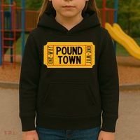 One Way Ticket To Poundtown One Way Ticket To Pound Town Kids Hoodie thumb 3