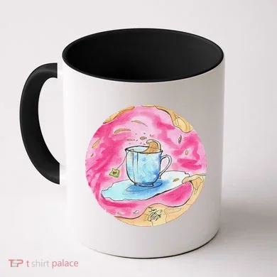 Oolong Whimsical Tea Design Coffee Mug