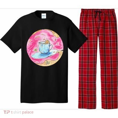 Oolong Whimsical Tea Design Pajama Set