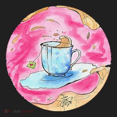 Oolong Whimsical Tea Design Urban Oversized Heavyweight T-Shirt
