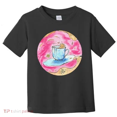 Oolong Whimsical Tea Design Toddler T-Shirt