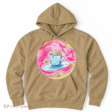 Oolong Whimsical Tea Design Hoodie
