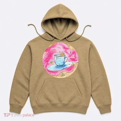 Oolong Whimsical Tea Design Hoodie