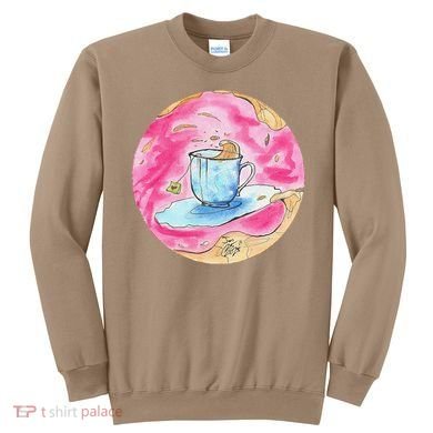 Oolong Whimsical Tea Design Sweatshirt