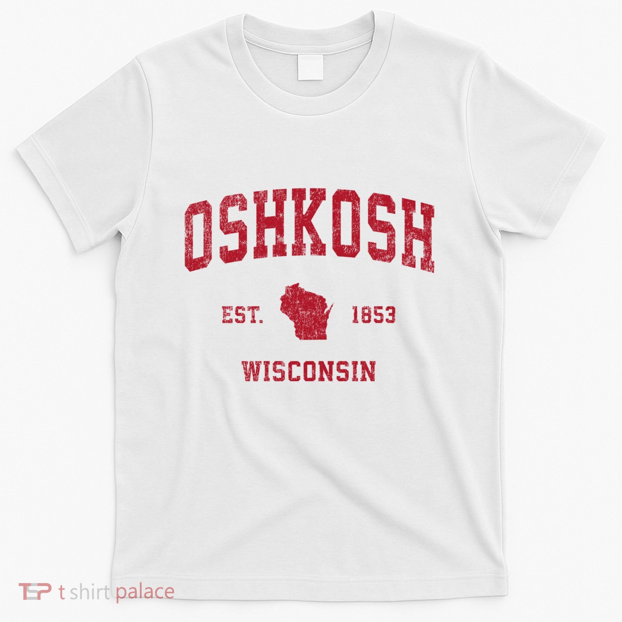 Oshkosh Wisconsin Wi Vintage Sports T-Shirt